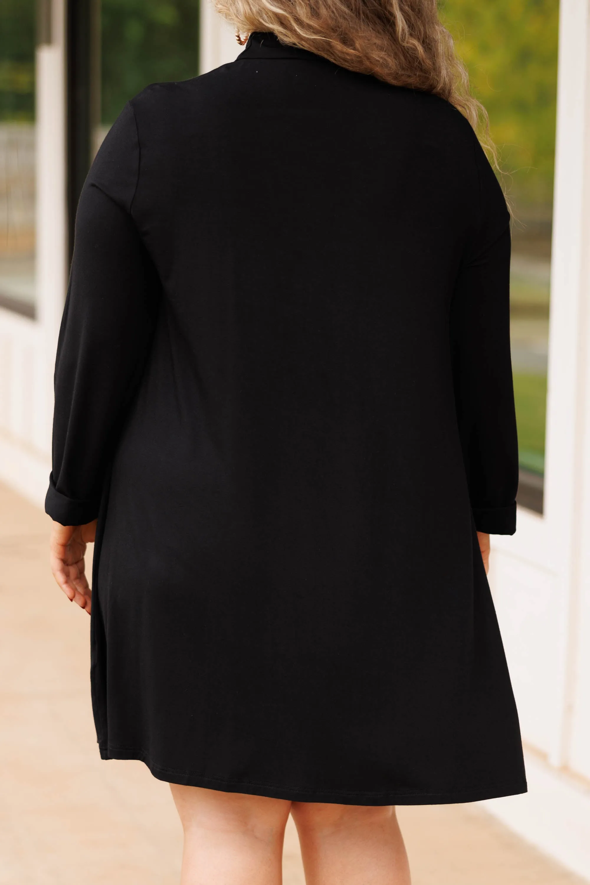 Keeping Toasty Dress, Black
