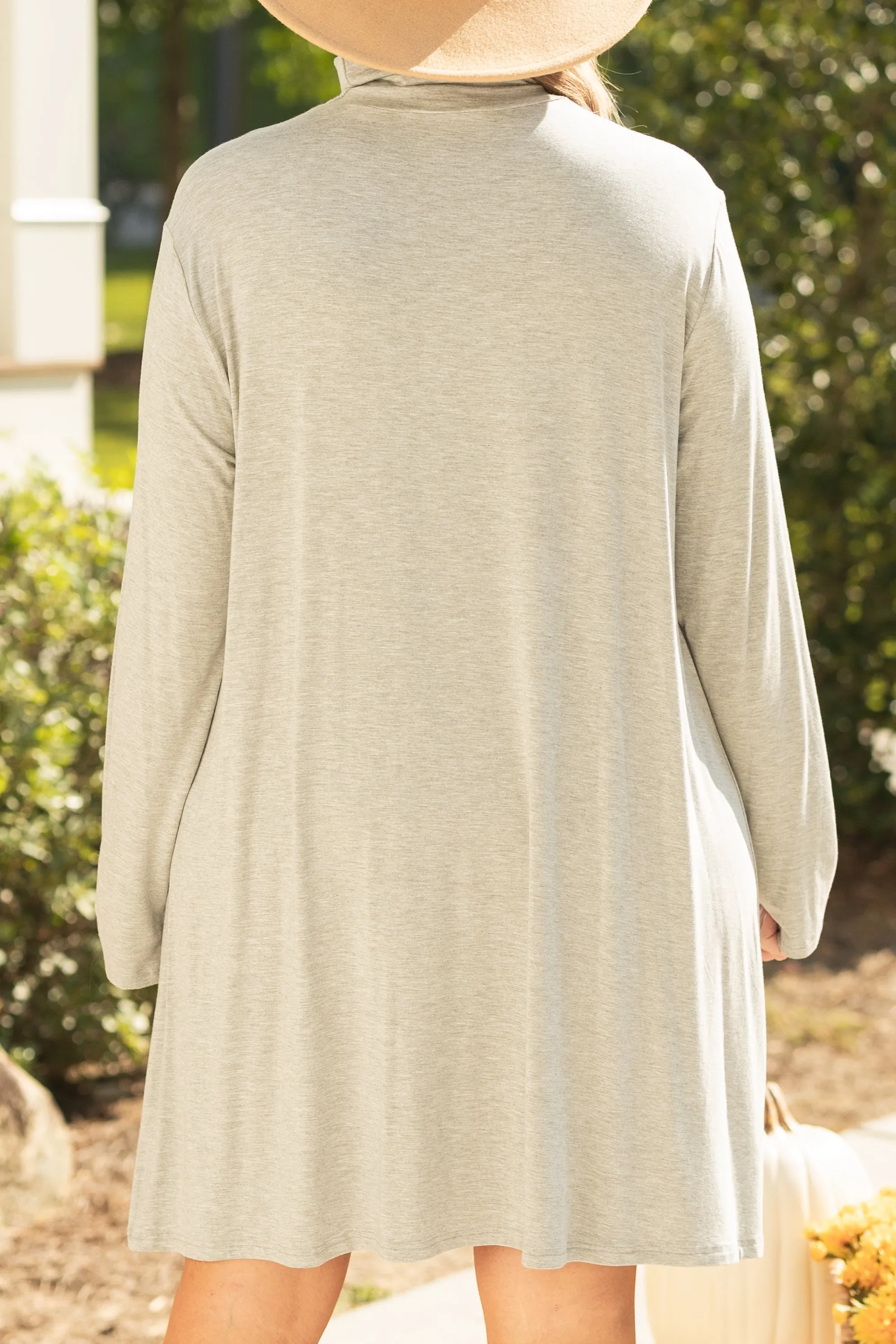 Keeping Toasty Dress, Heather Grey