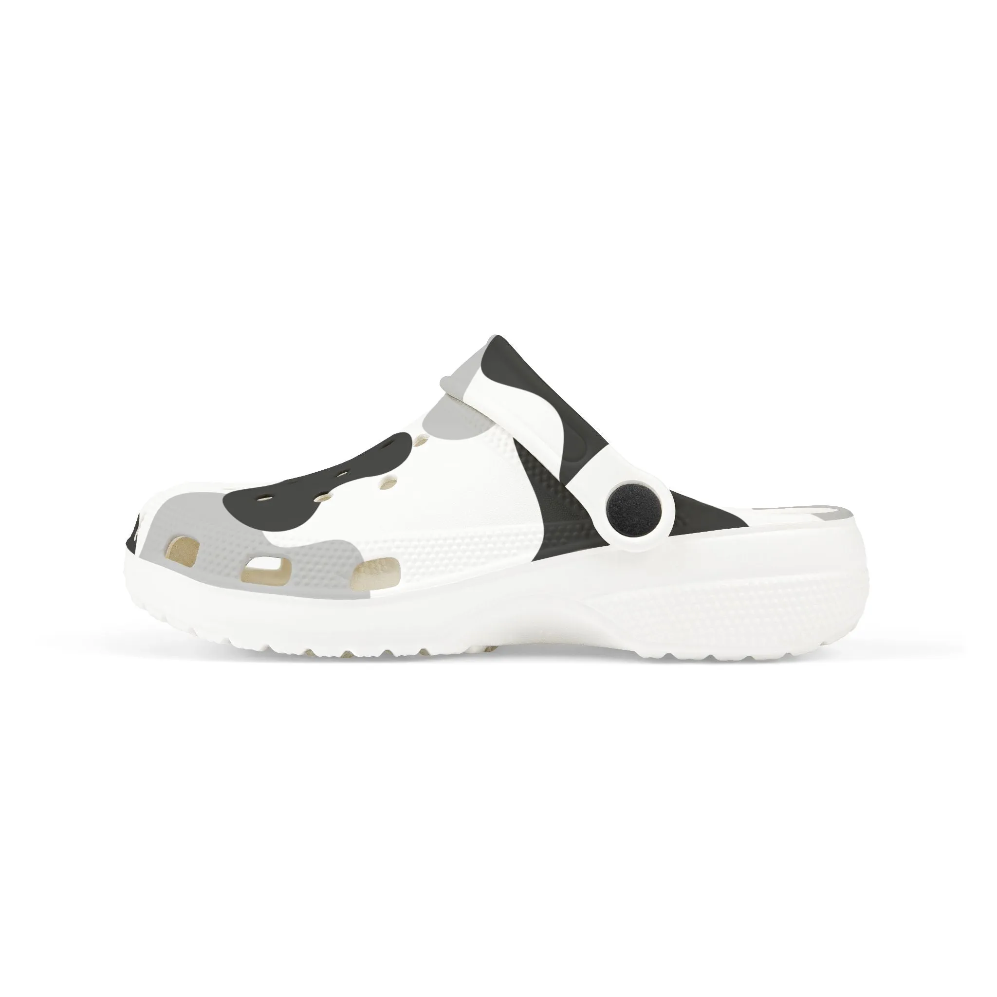 Kid's Cow Print EVA Foam Clogs - Fun, Comfortable Footwear for Playtime