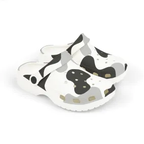 Kid's Cow Print EVA Foam Clogs - Fun, Comfortable Footwear for Playtime