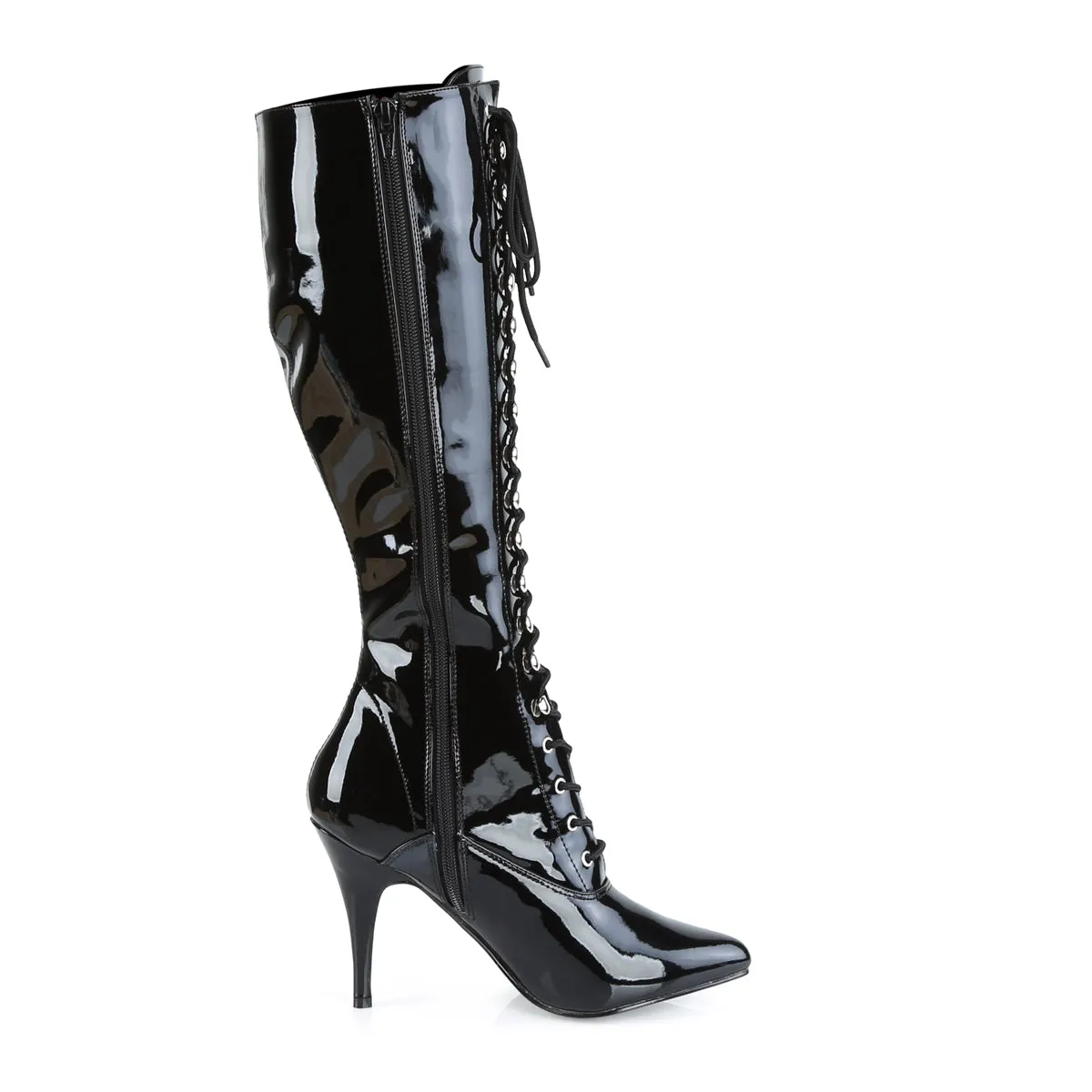 Lace-up Knee Boot with 4-Inch Heel VANITY-2020