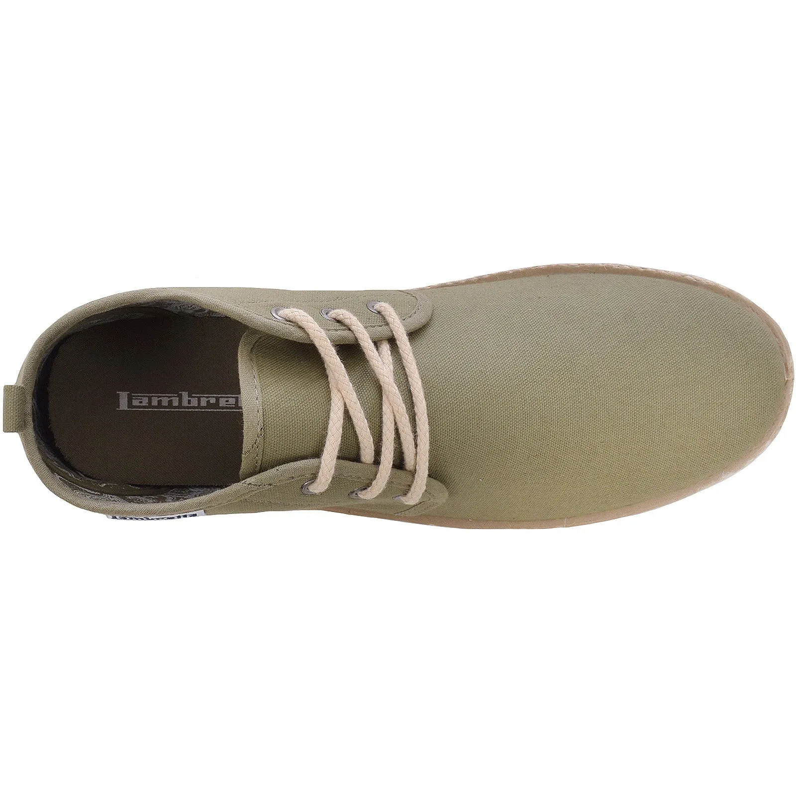 Lambretta Mens Gobi Chukka Desert Boots - Khaki