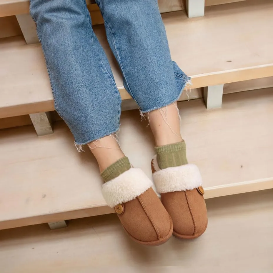 Litfun Memory Foam Fuzzy Slippers for Women