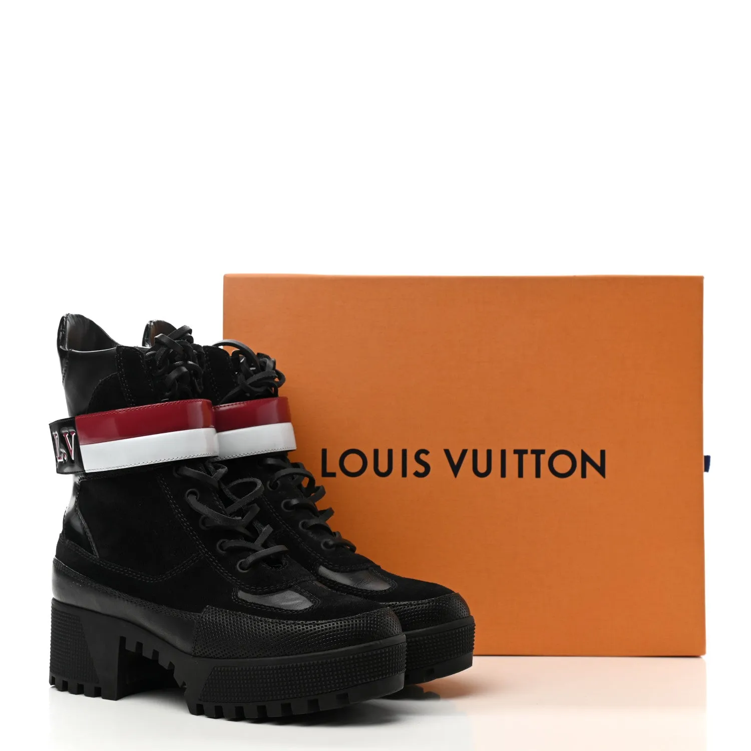 LOUIS VUITTON LAUREATE PLATFORM DESERT BOOTS