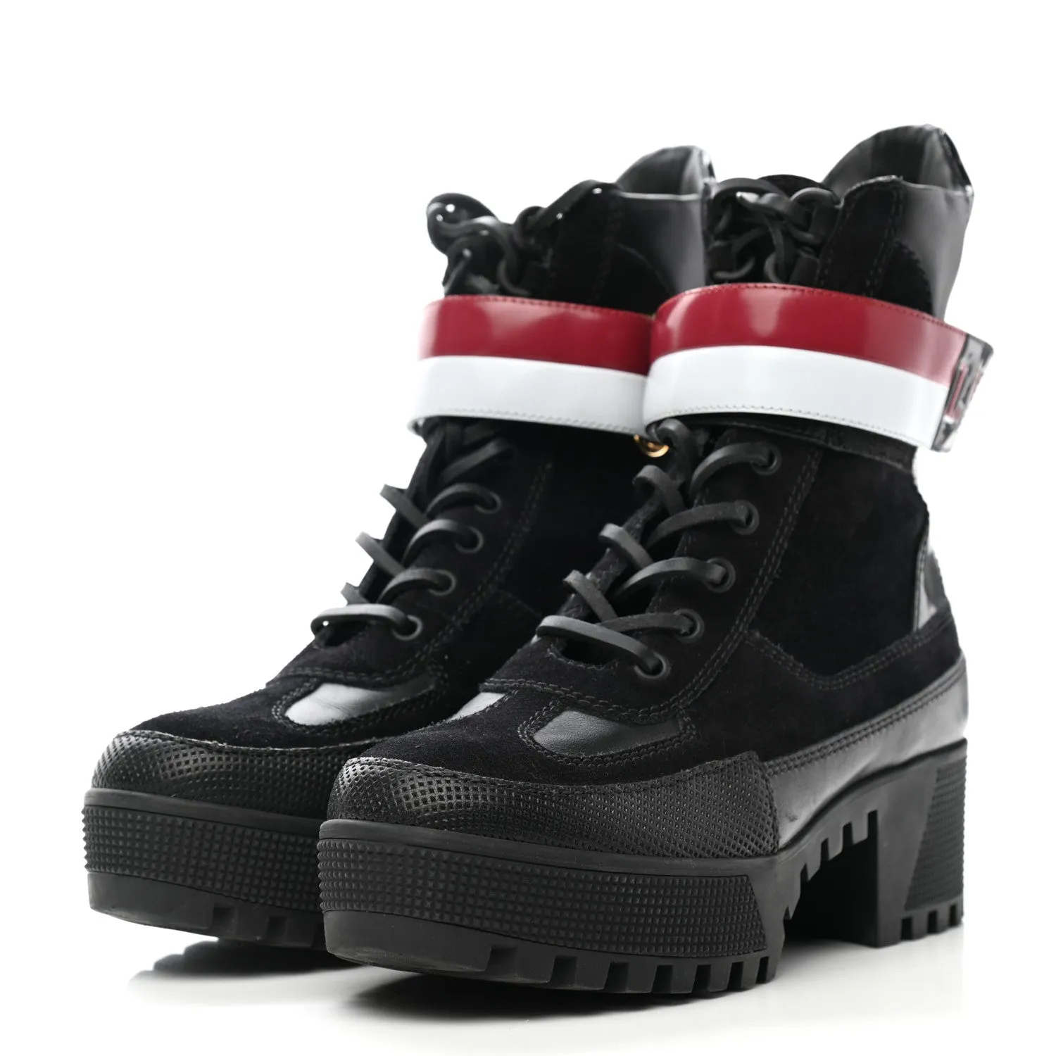 LOUIS VUITTON LAUREATE PLATFORM DESERT BOOTS