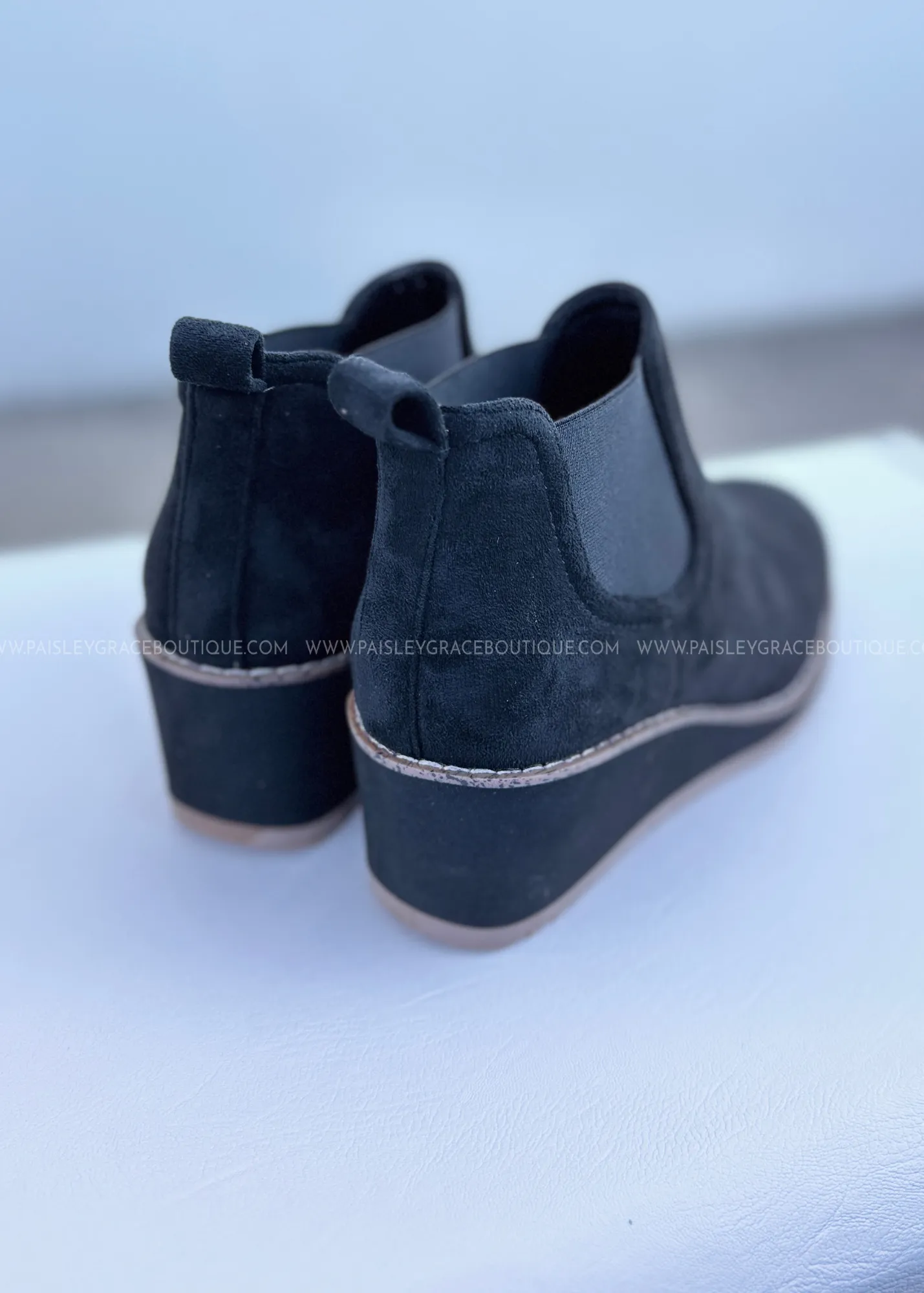 Love You A Latte Boots by Corkys - Black Faux Suede