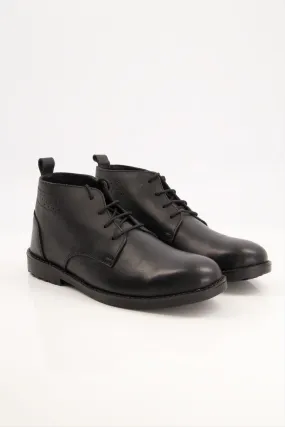 MEARS LEATHER CHUKKA BLACK