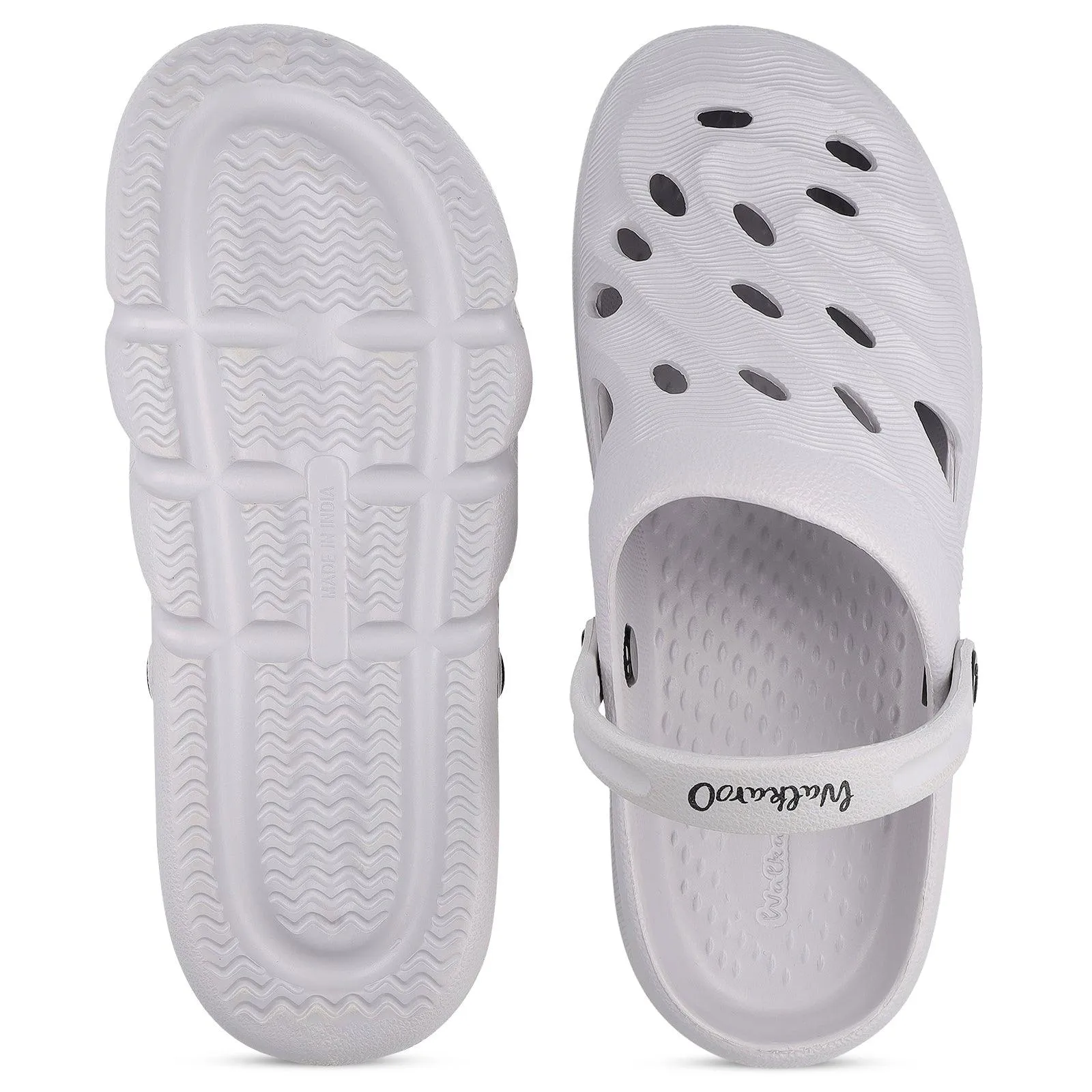 Men's Clogs  - WC8732 Light Grey