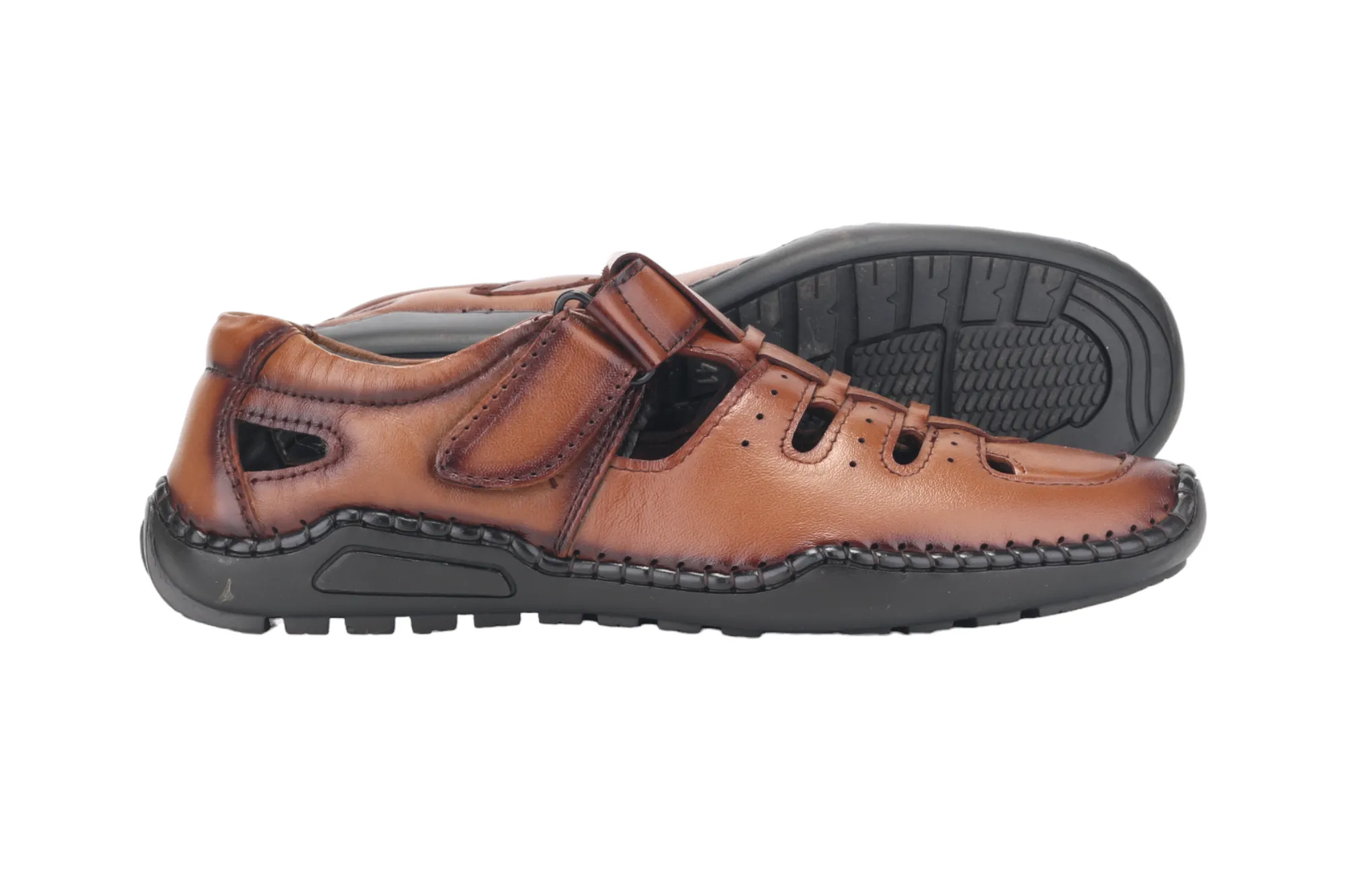 Mens Leather Fisherman Sandal 996544