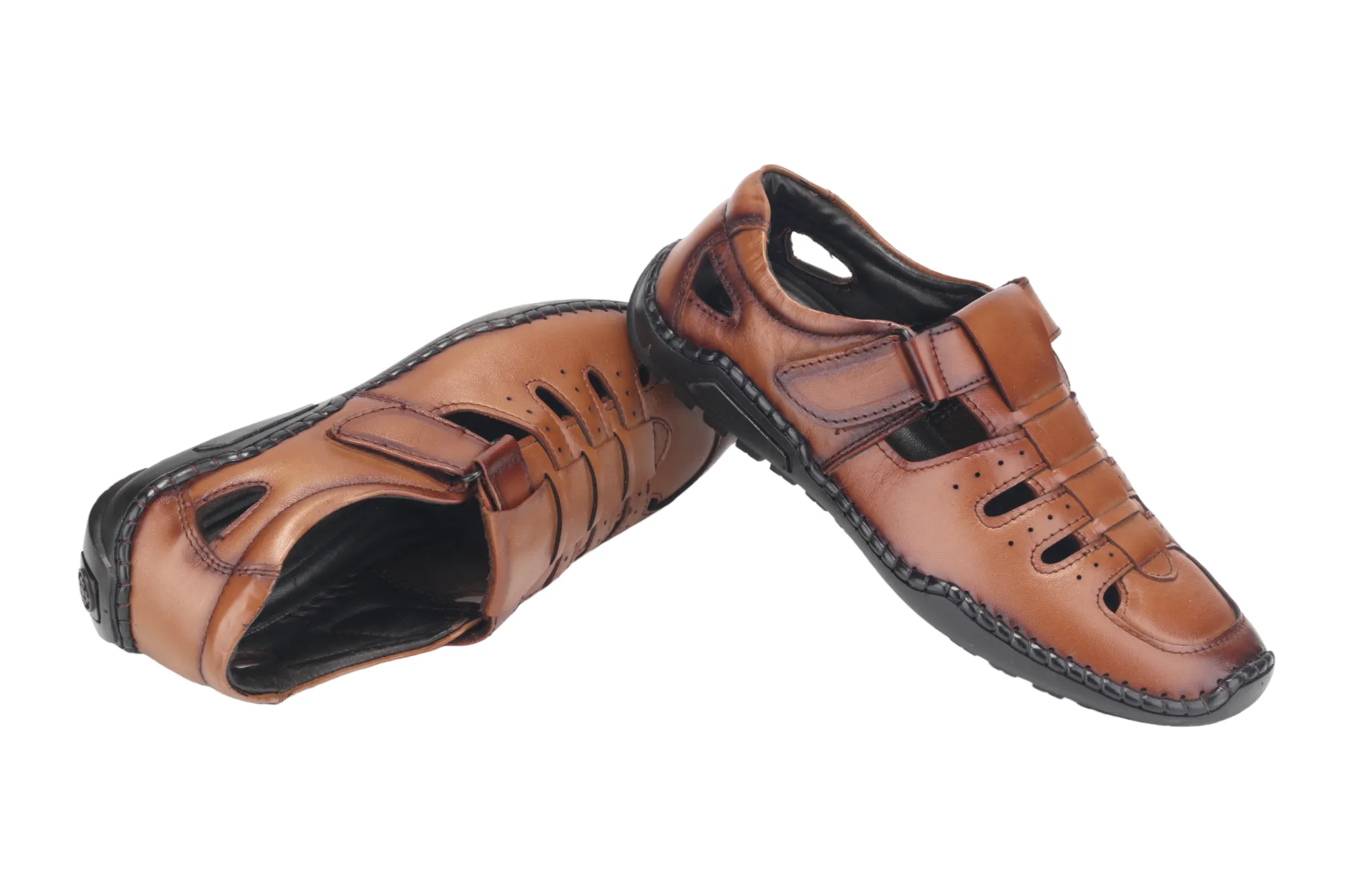 Mens Leather Fisherman Sandal 996544