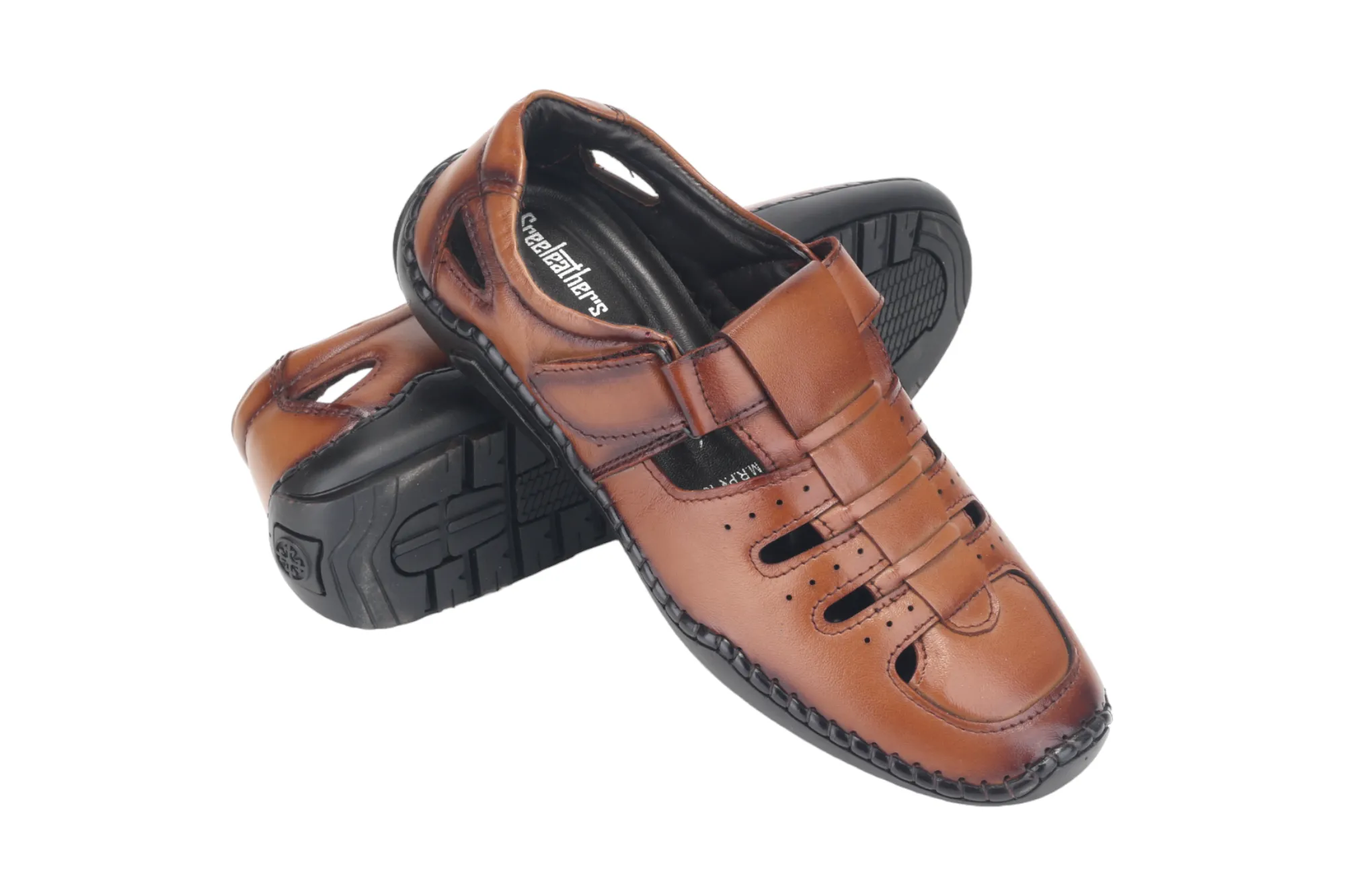 Mens Leather Fisherman Sandal 996544