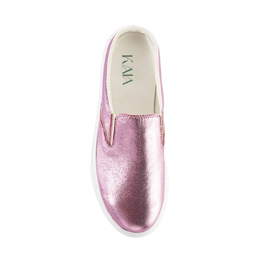 Metallic Plain Clogs