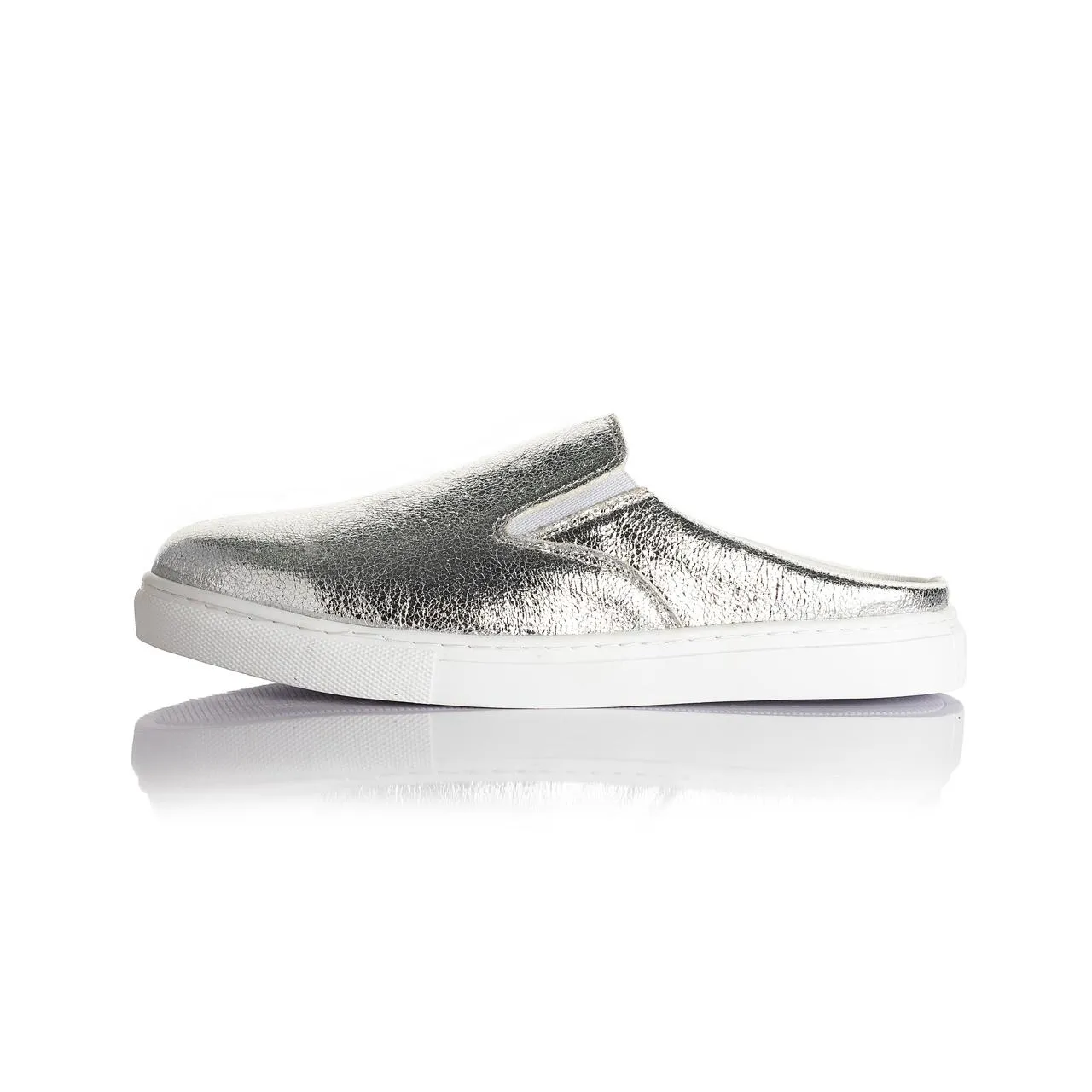 Metallic Plain Clogs