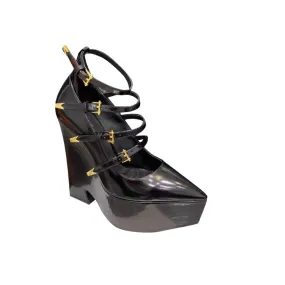 NAHRU Buckled Platform Sandals