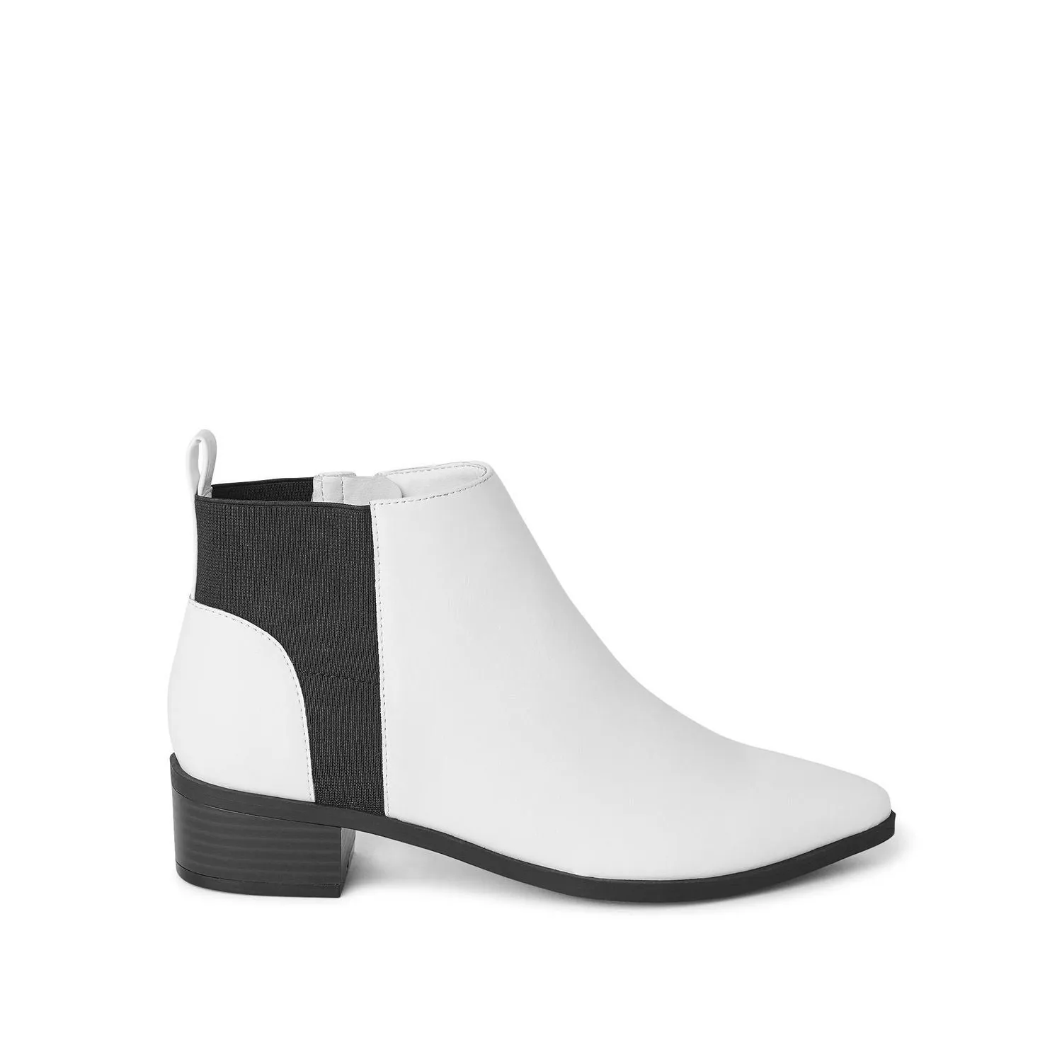 New George Women's Veena Booties in White, Sz 7
