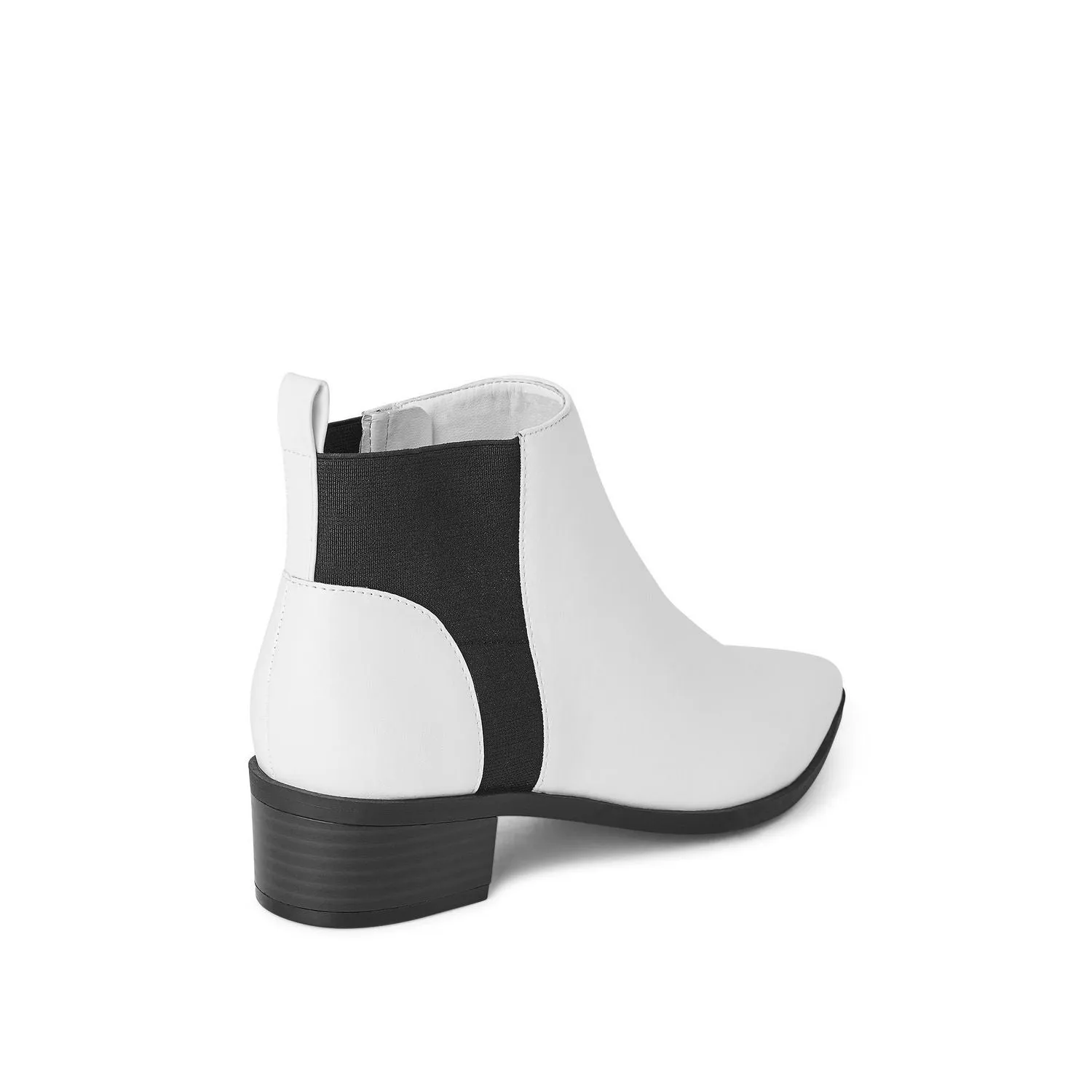 New George Women's Veena Booties in White, Sz 7