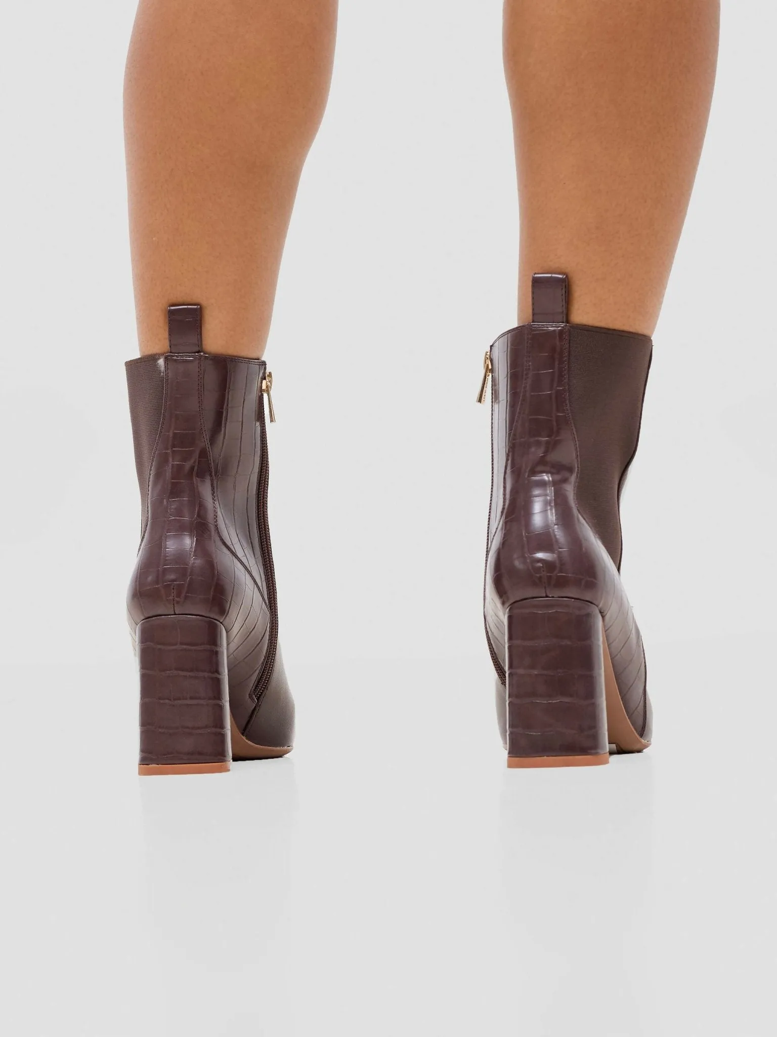 Nine West Milenia Boot - Dark Brown