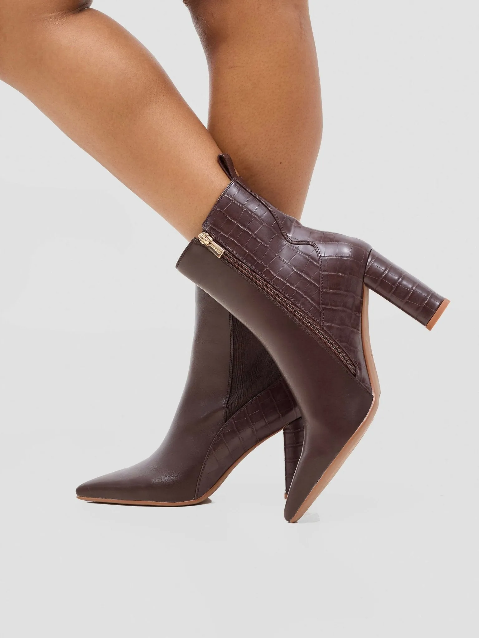 Nine West Milenia Boot - Dark Brown