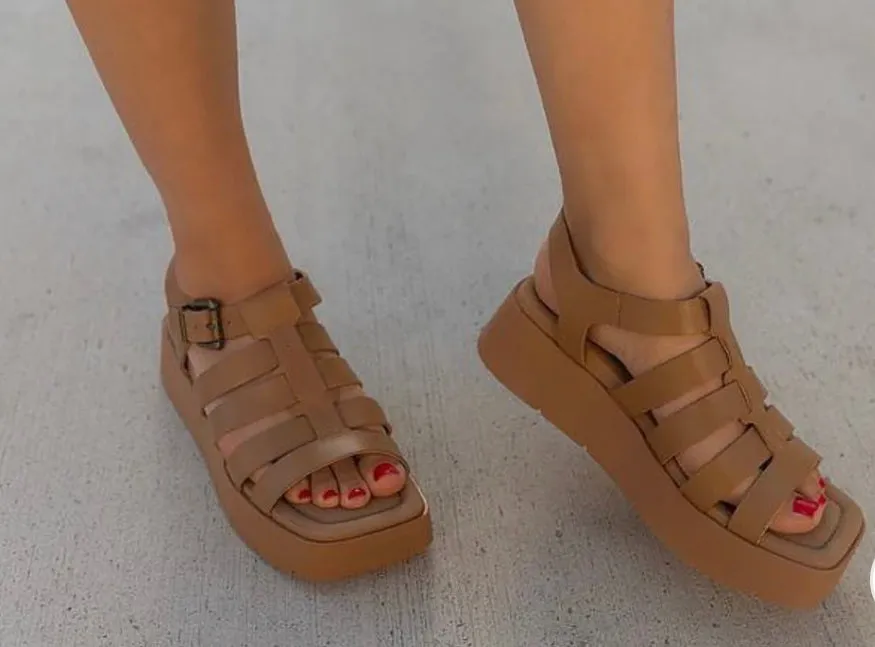 OTBT - ARCHAIC in NUDE Platform Sandals