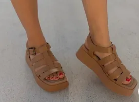 OTBT - ARCHAIC in NUDE Platform Sandals