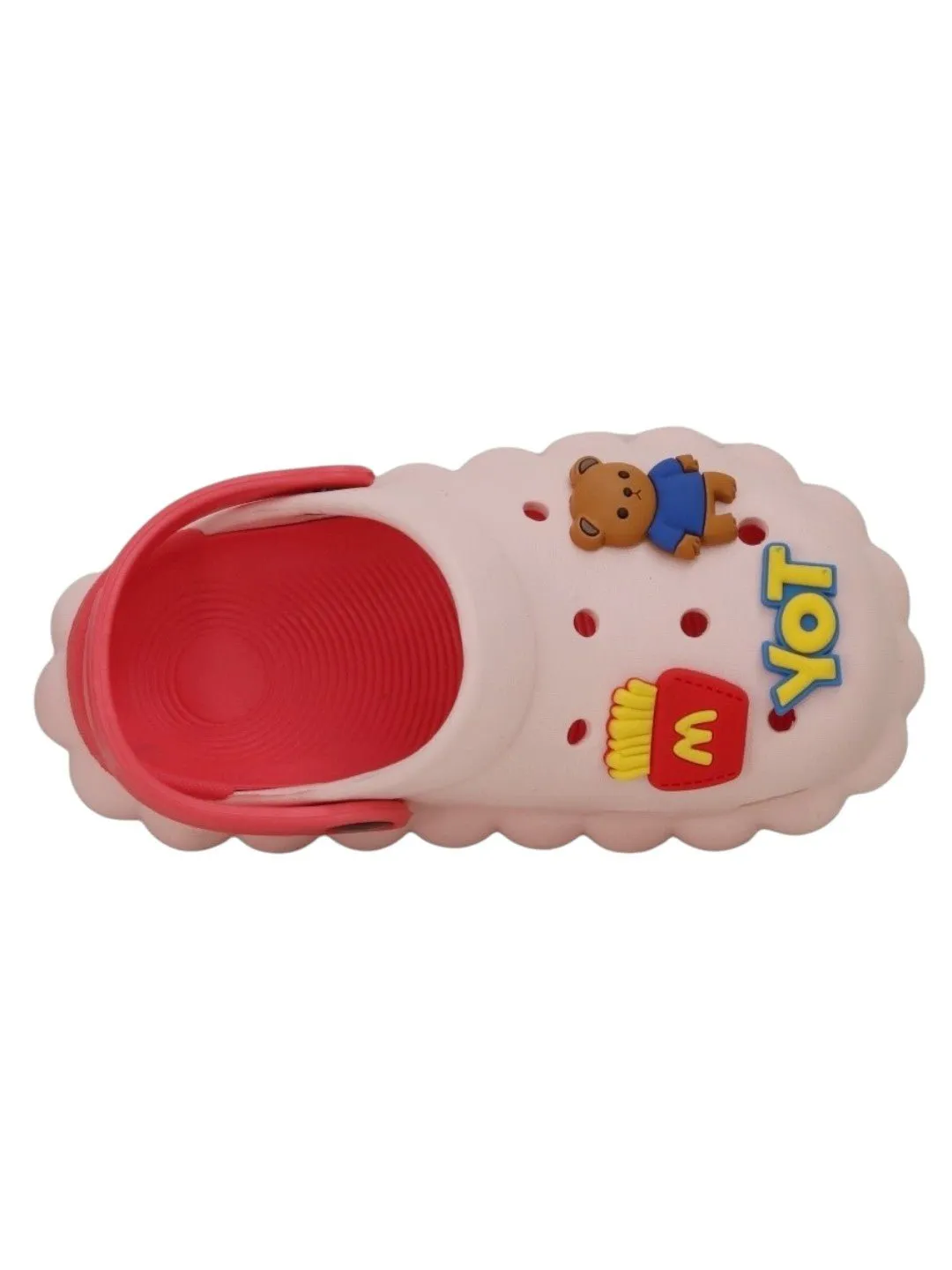 Playful Pals Toddler Clogs with Toy Bear Motif