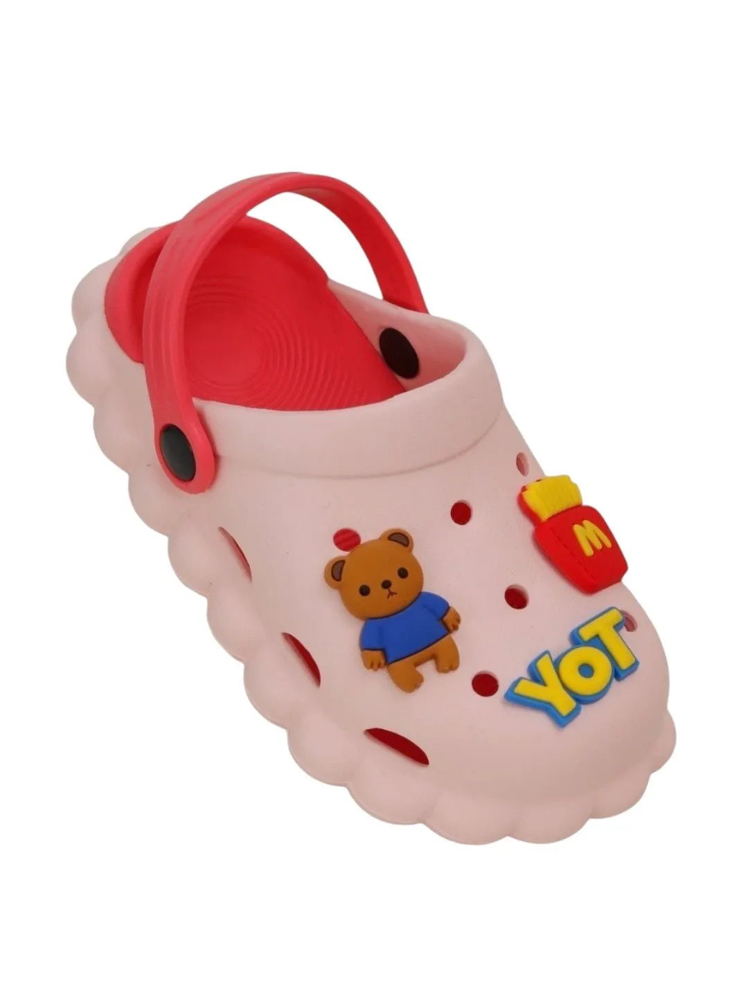 Playful Pals Toddler Clogs with Toy Bear Motif