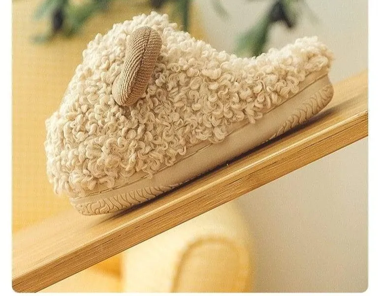 Playful Sheep Slippers
