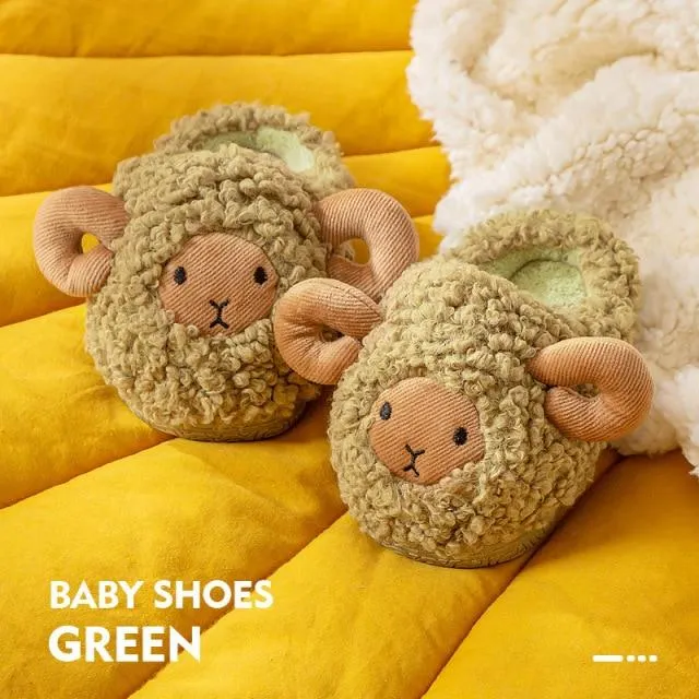 Playful Sheep Slippers