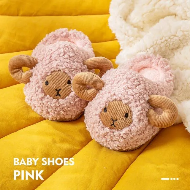 Playful Sheep Slippers