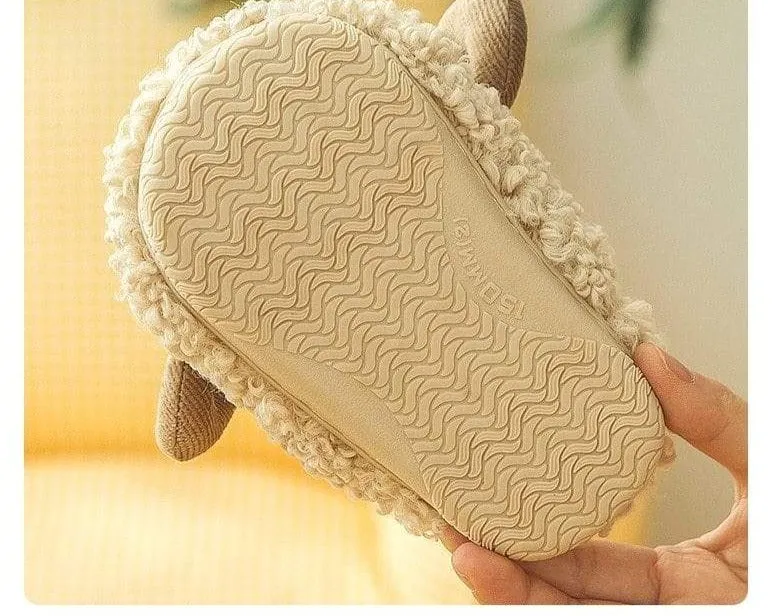 Playful Sheep Slippers