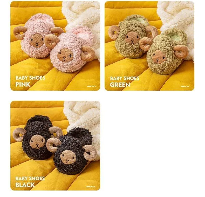 Playful Sheep Slippers