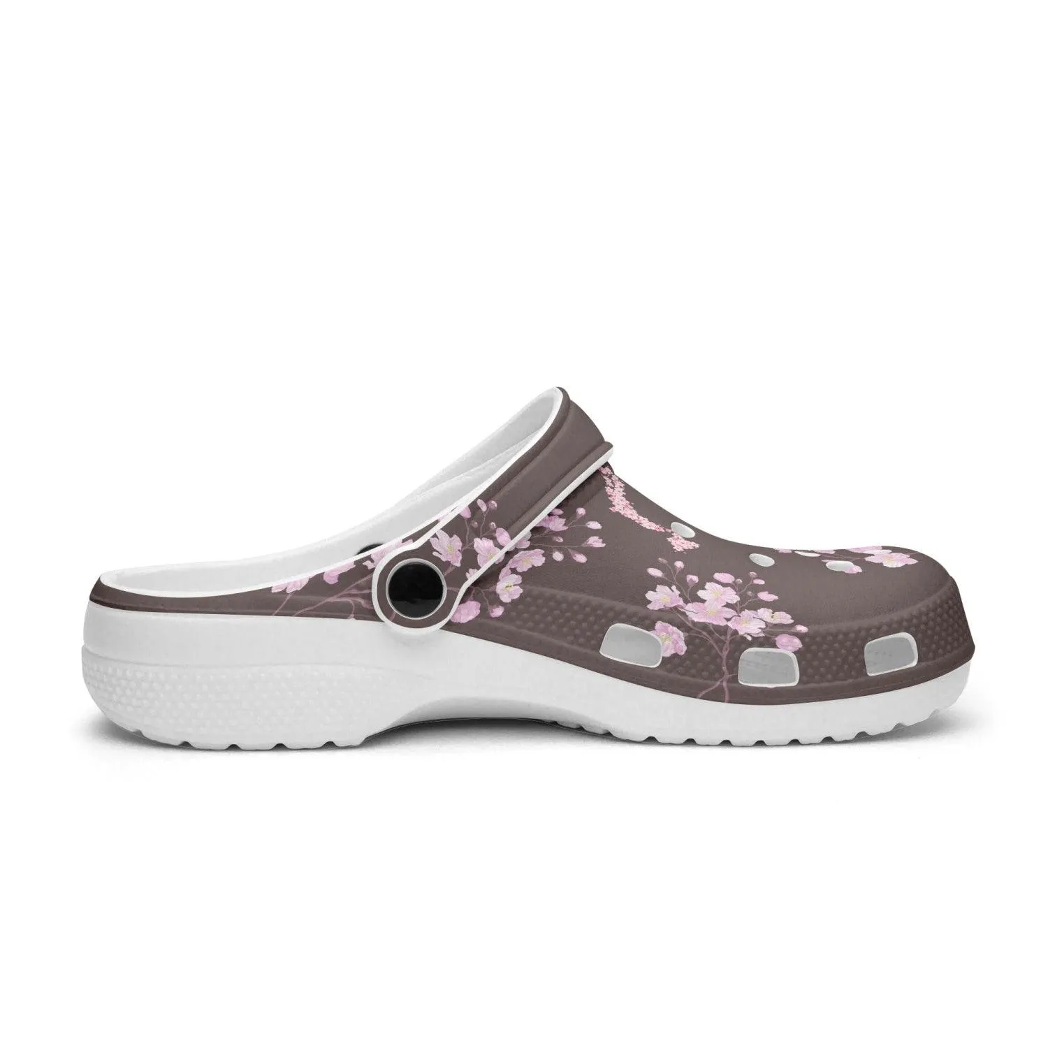 Plum Sakura Clogs