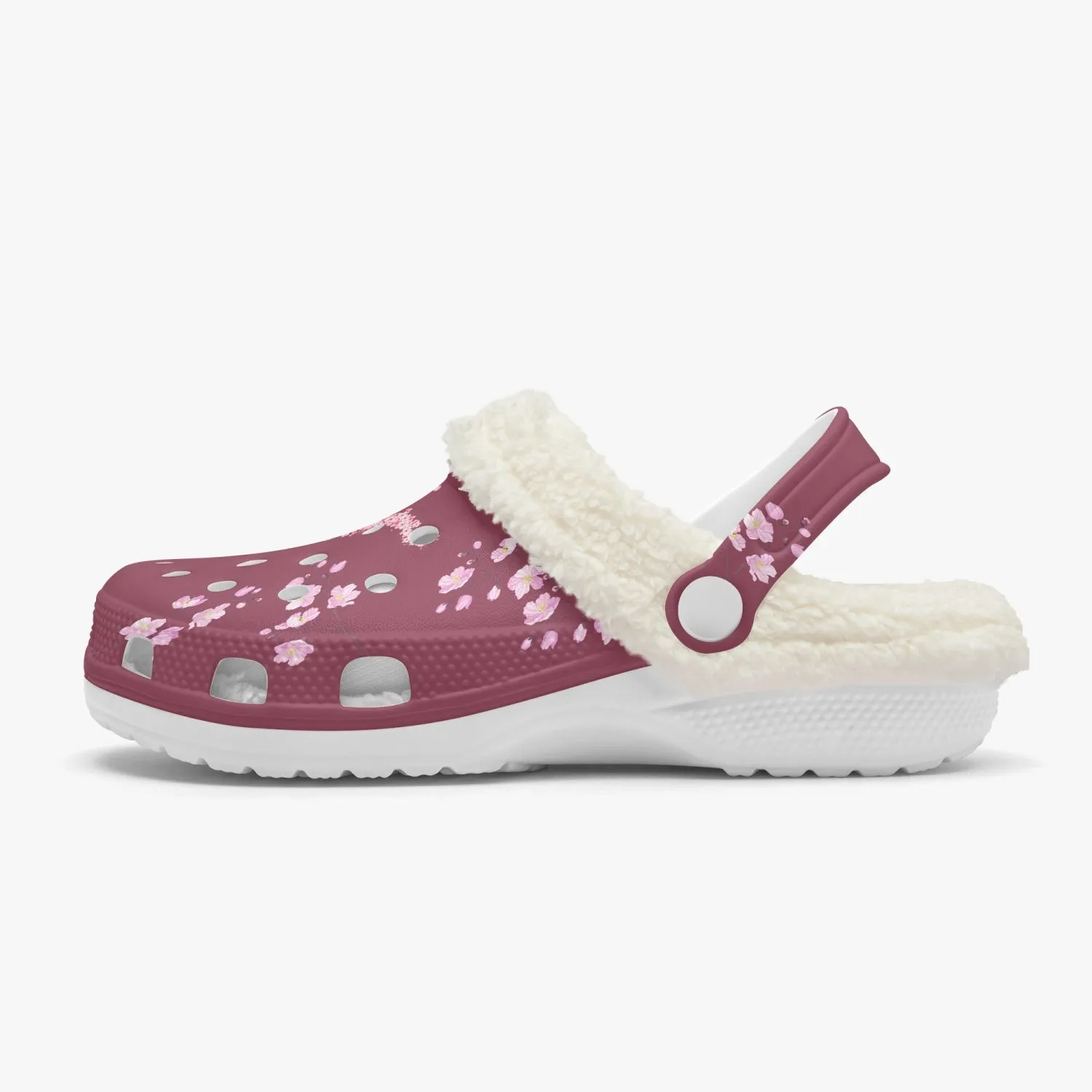 Plum Sakura Clogs