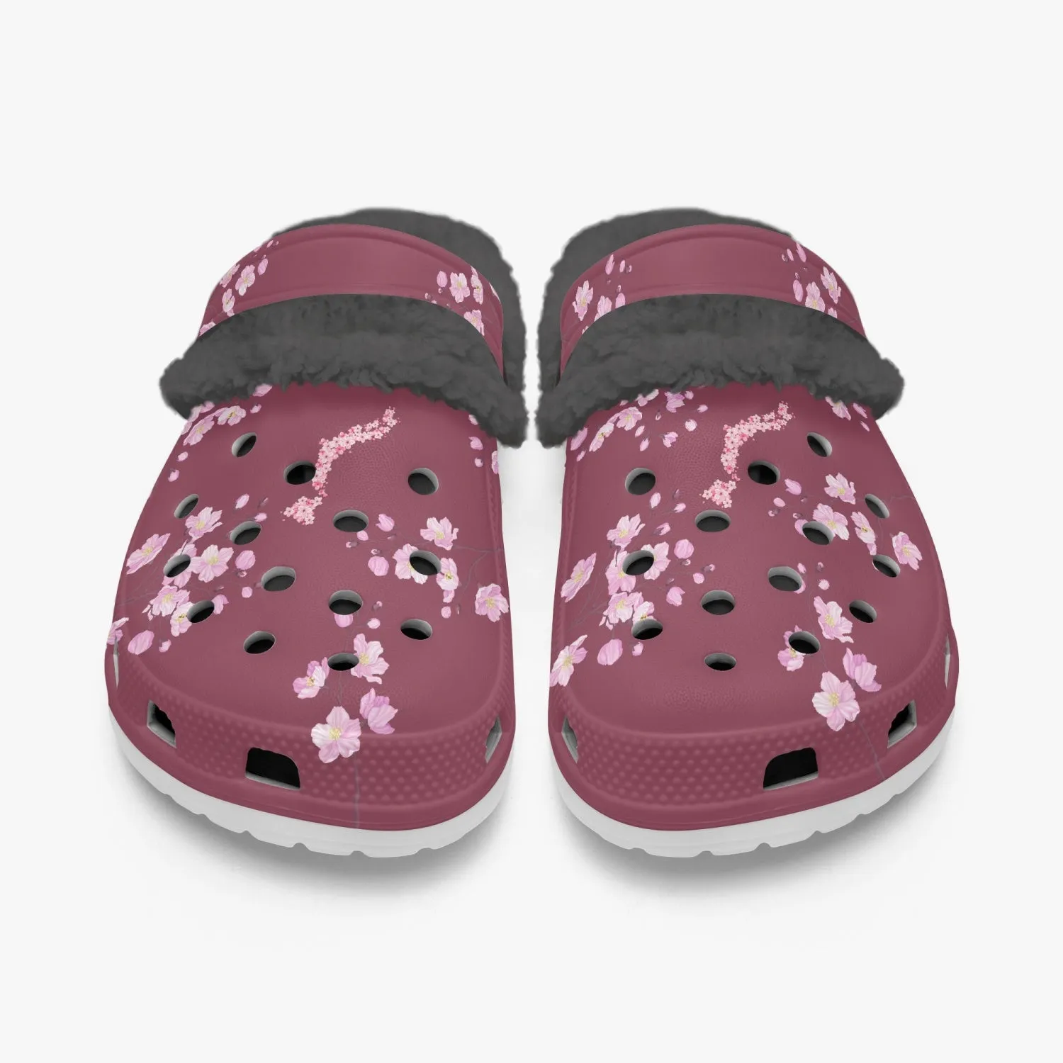 Plum Sakura Clogs
