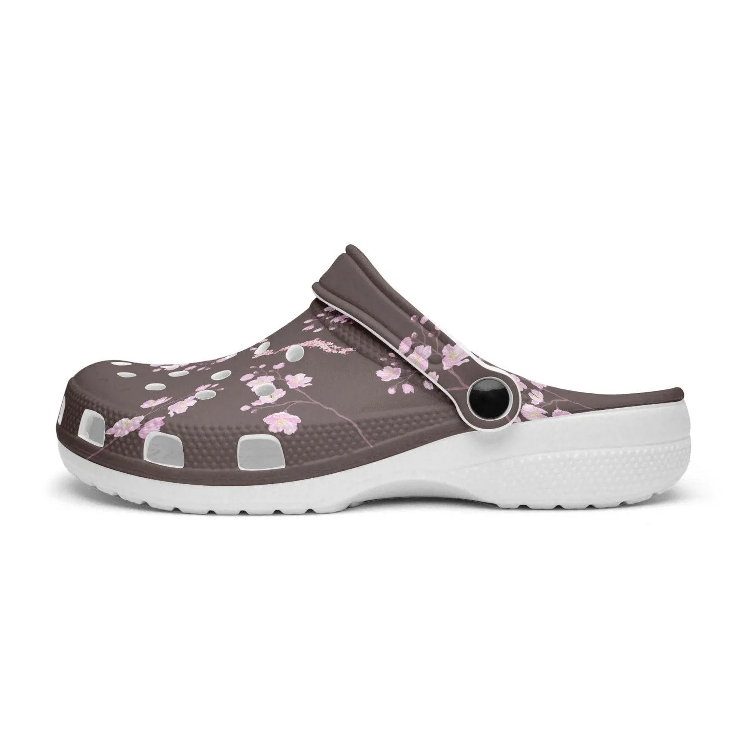 Plum Sakura Clogs