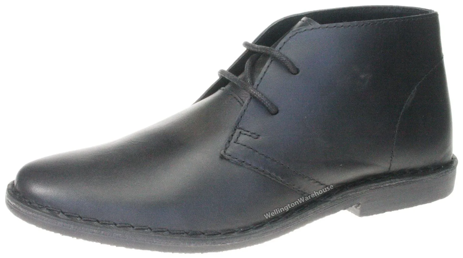Red Tape Crick Gobi Leather Mens Lace Desert Boots