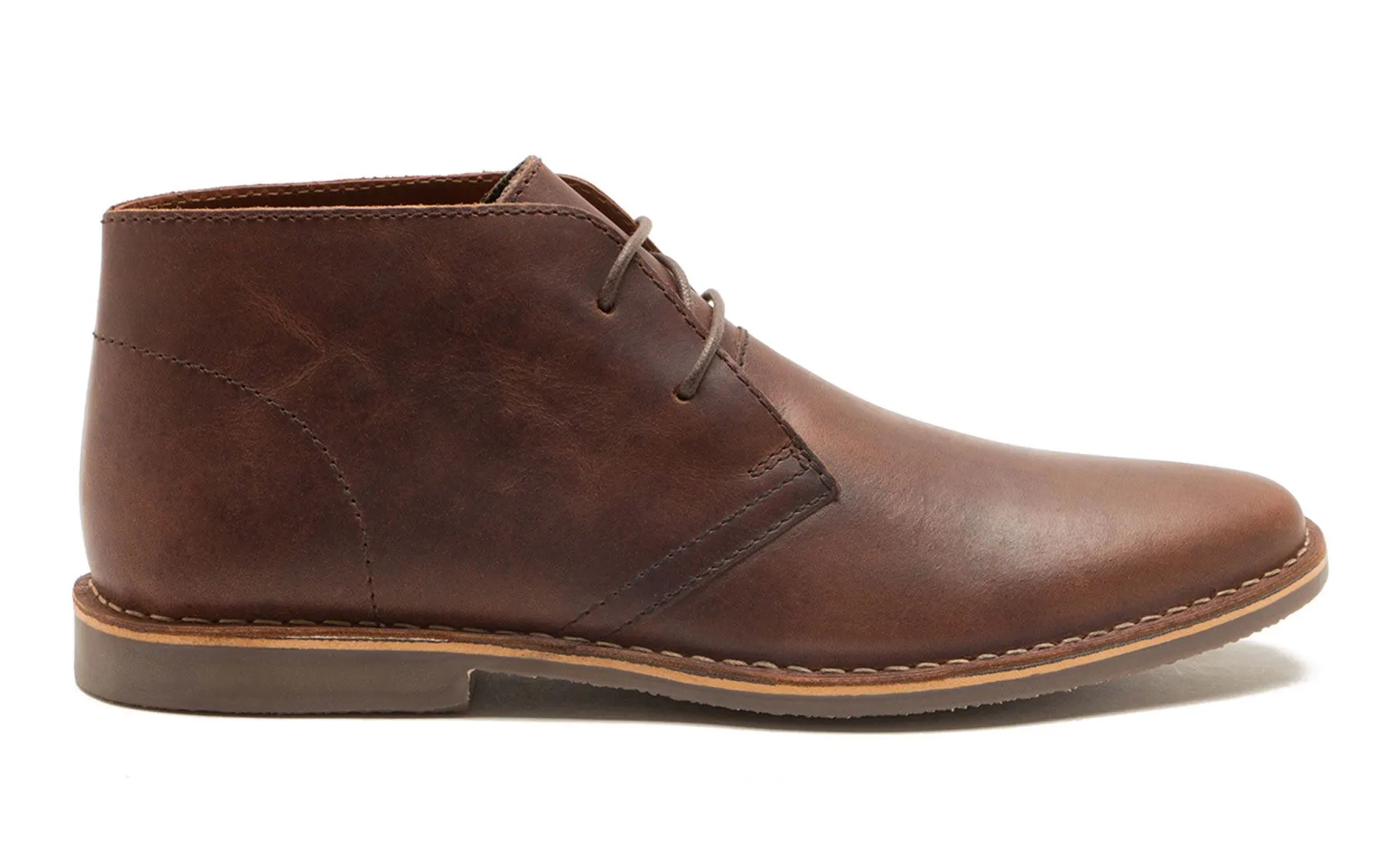 Red Tape Crick Gobi Leather Mens Lace Desert Boots