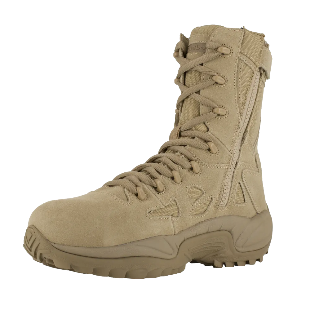 Reebok RB8894 Men's Composite Toe Athletic Side Zipper Boots - Desert Tan