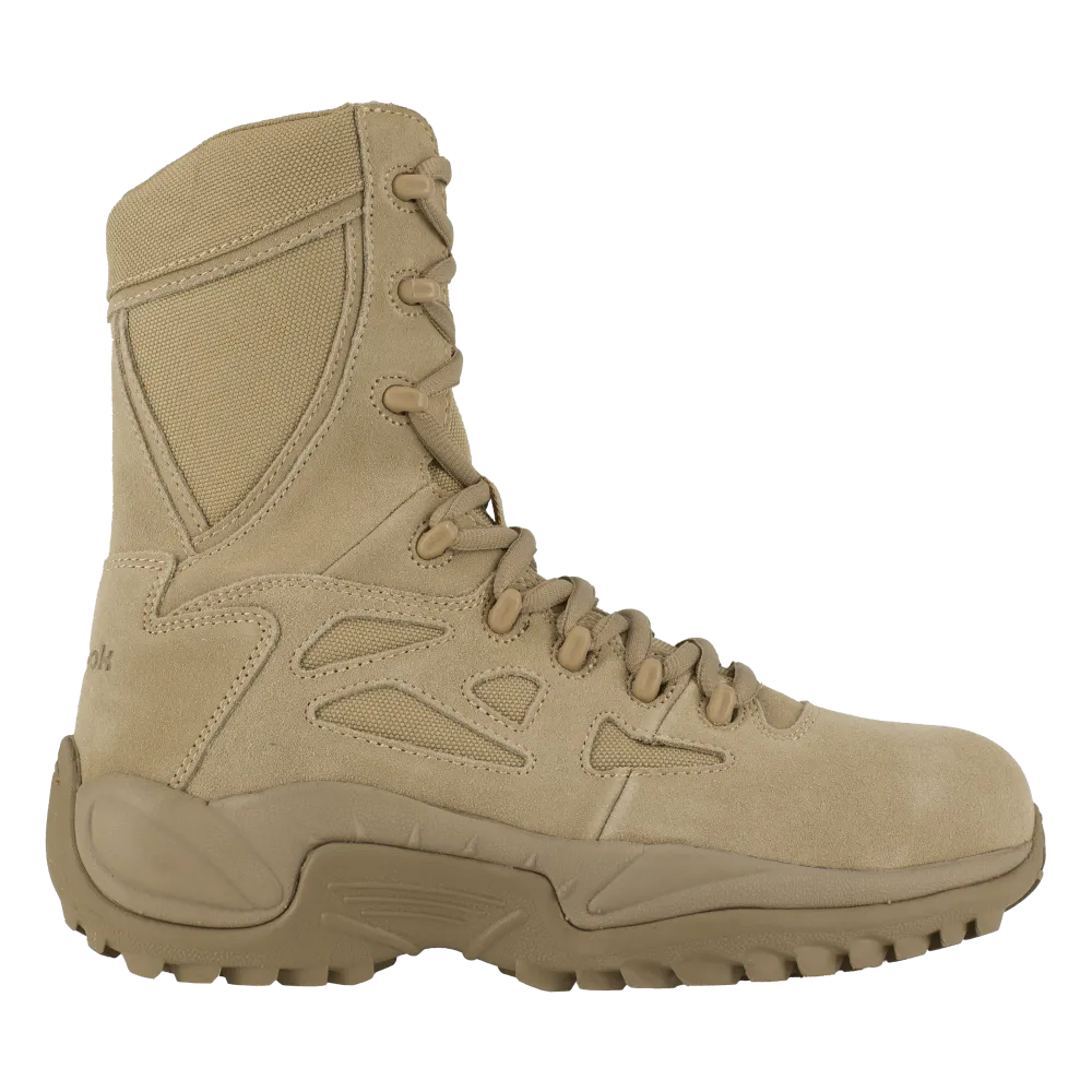 Reebok RB8894 Men's Composite Toe Athletic Side Zipper Boots - Desert Tan