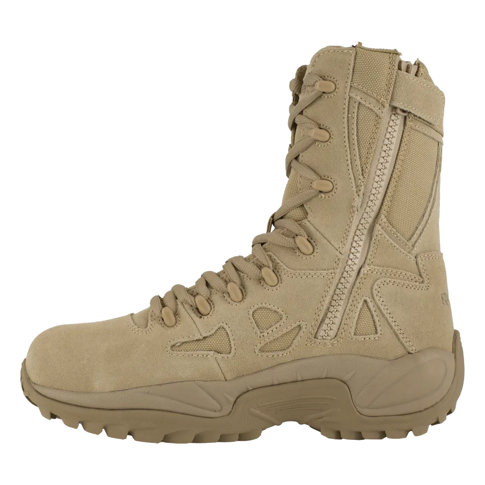 Reebok RB8894 Men's Composite Toe Athletic Side Zipper Boots - Desert Tan