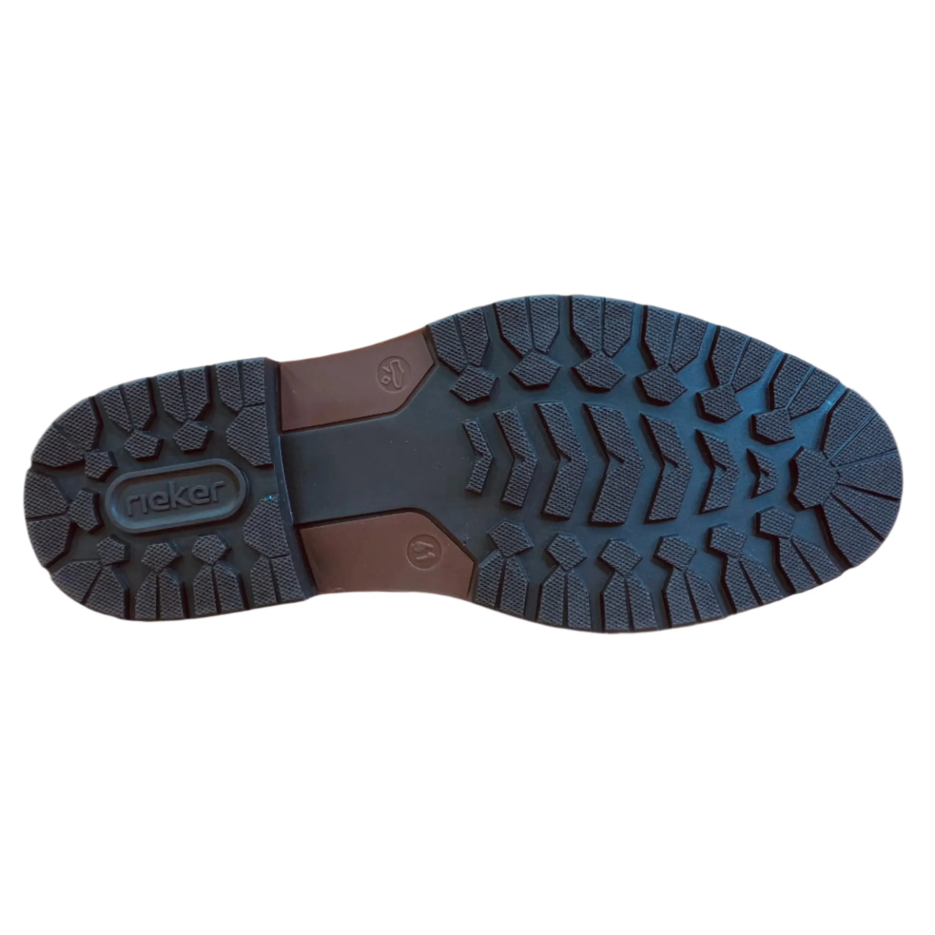 Rieker Mens Leather Desert Boots - Green