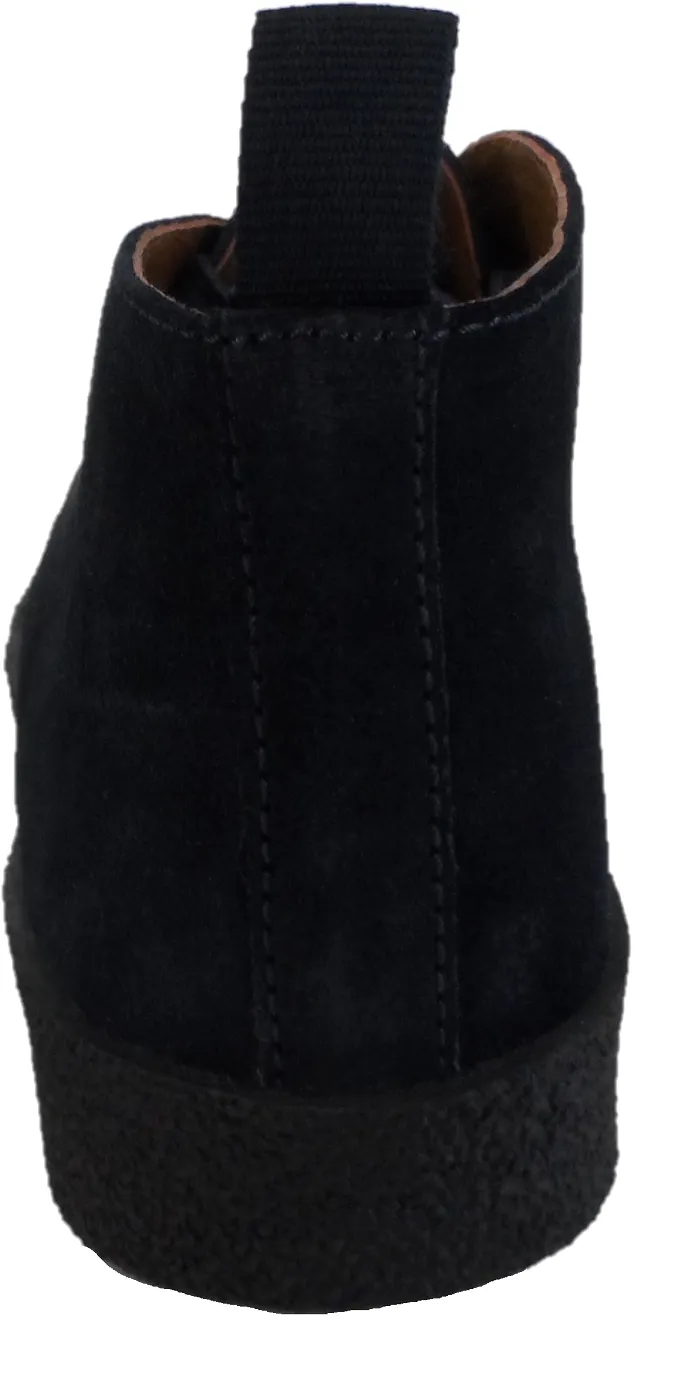 Roamers Mens Real Suede Navy Blue Retro McQueen Desert boots