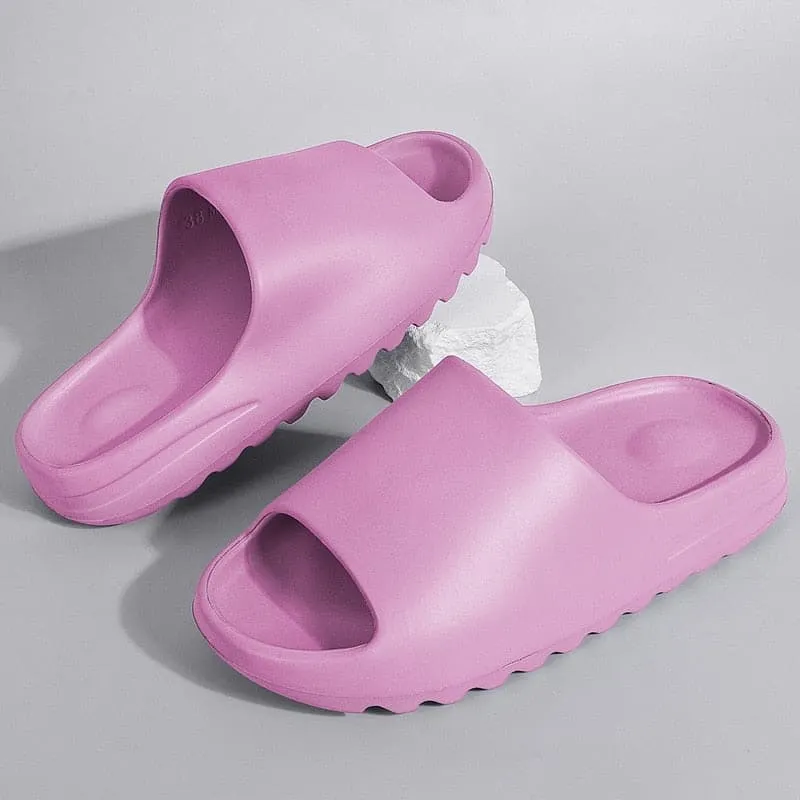 Slides For Men Luxury Brand Outdoor 2022 Trending Thick Bottom Sliders Beach Sandals Designer Bone Slides For Women