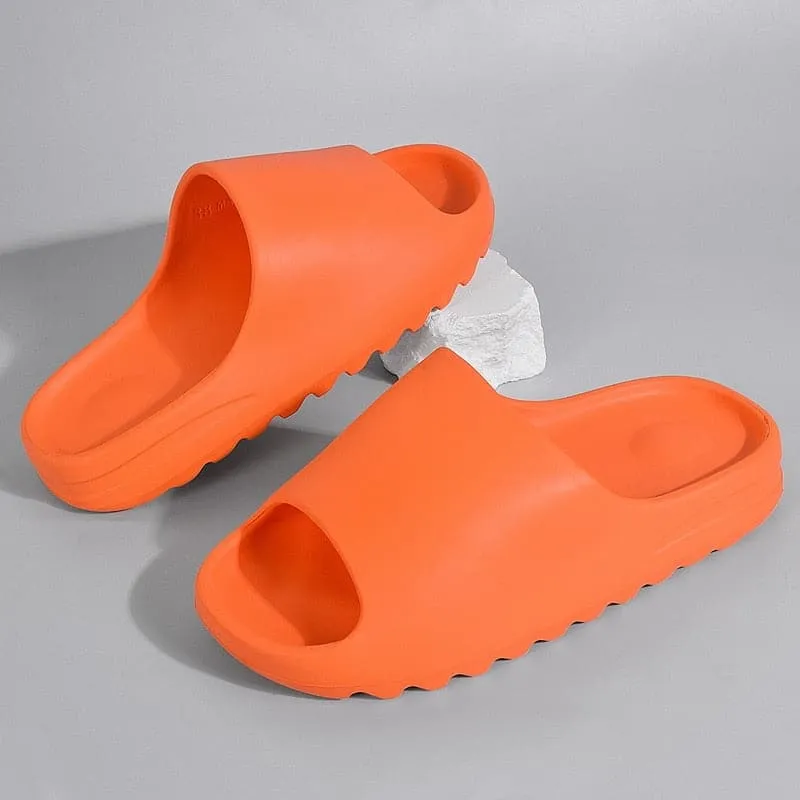 Slides For Men Luxury Brand Outdoor 2022 Trending Thick Bottom Sliders Beach Sandals Designer Bone Slides For Women