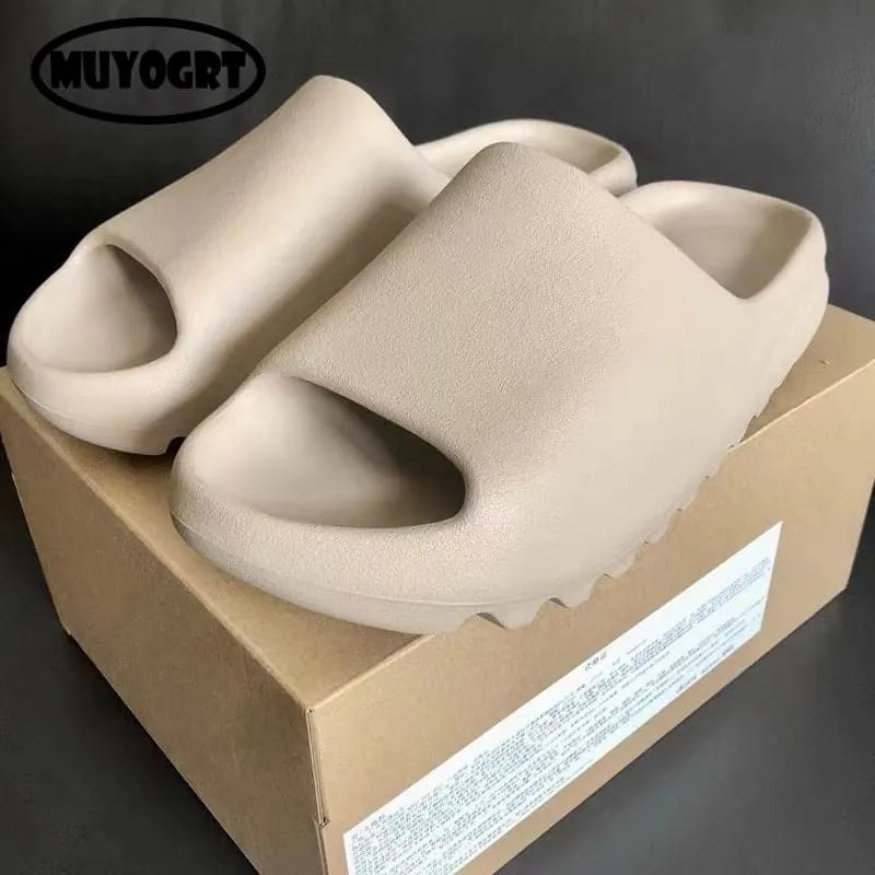 Slides For Men Luxury Brand Outdoor 2022 Trending Thick Bottom Sliders Beach Sandals Designer Bone Slides For Women