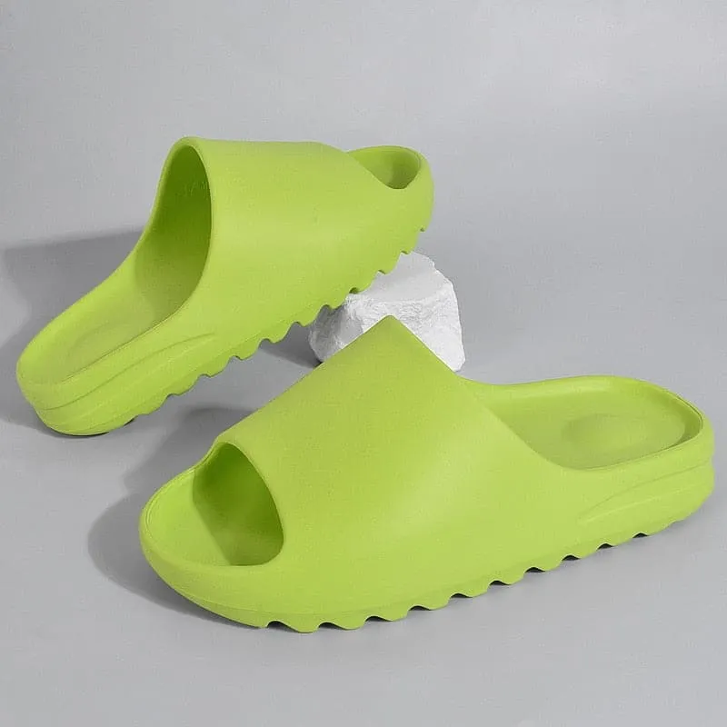 Slides For Men Luxury Brand Outdoor 2022 Trending Thick Bottom Sliders Beach Sandals Designer Bone Slides For Women