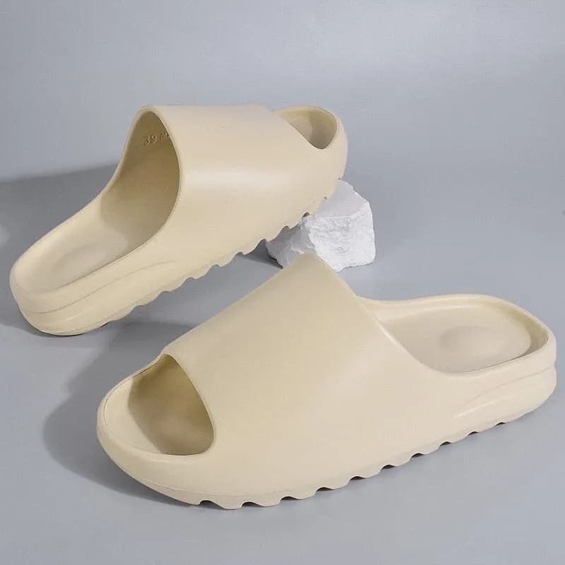 Slides For Men Luxury Brand Outdoor 2022 Trending Thick Bottom Sliders Beach Sandals Designer Bone Slides For Women