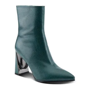 Spring Step Shoes Azura Attention Women's Striking Animal Leather Booties