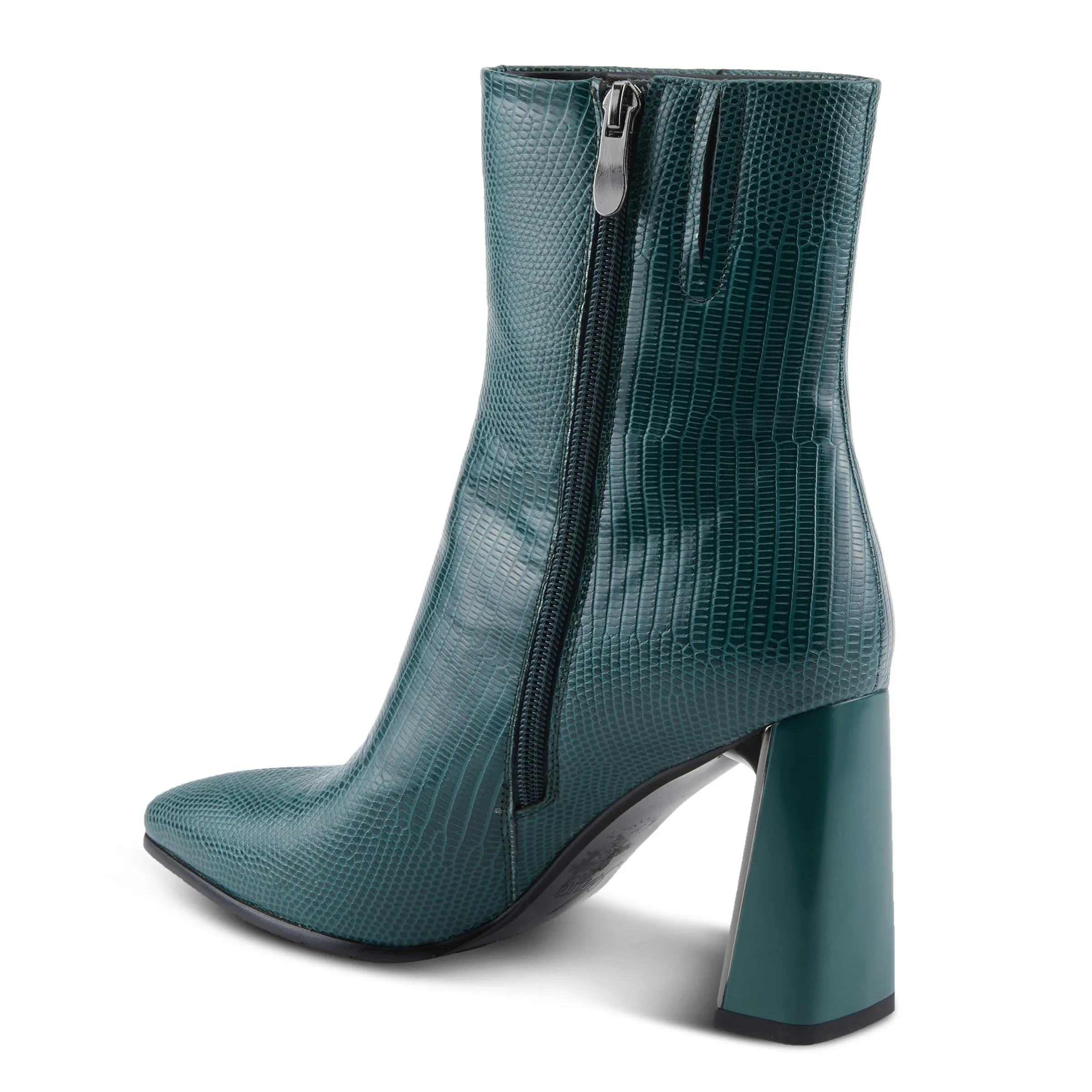 Spring Step Shoes Azura Attention Women's Striking Animal Leather Booties