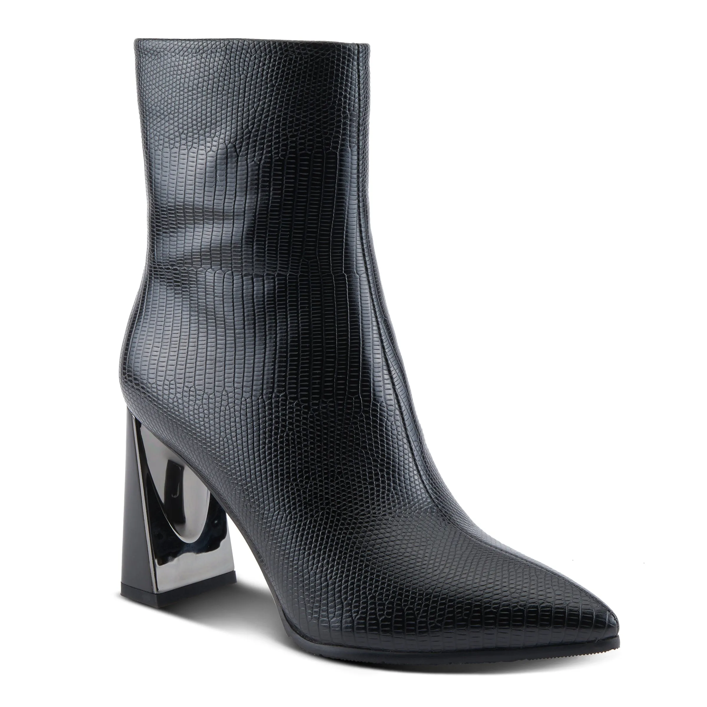 Spring Step Shoes Azura Attention Women's Striking Animal Leather Booties